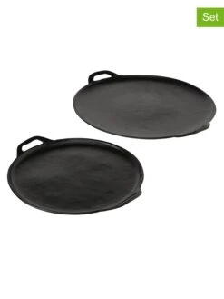 2er-Set: Tabletts "Scabel" In Schwarz