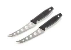 2er-Set: Käsemesser In Schwarz