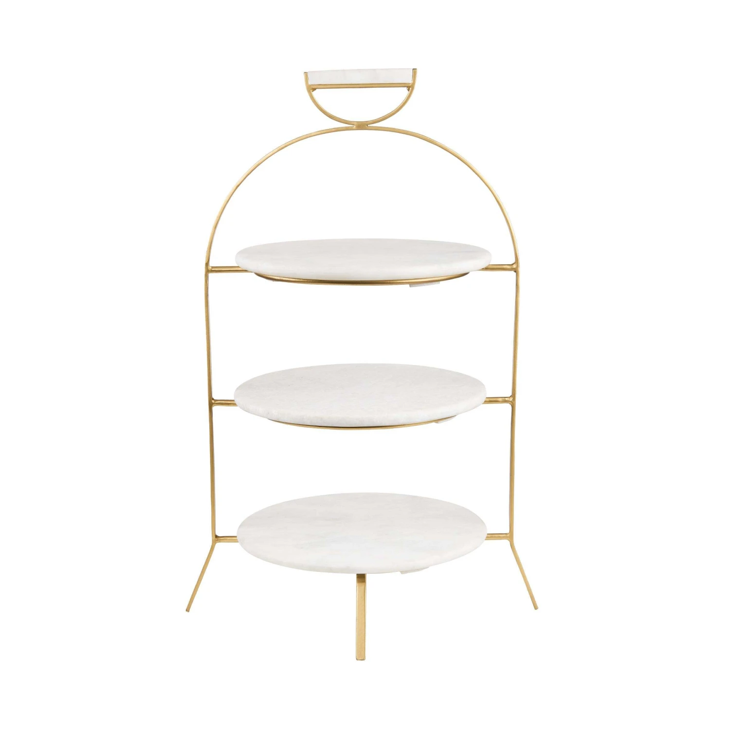 Etagere 3-stufig Höhe 65cm MARBLE In Weiß 1 Etagere 3-stufig Höhe 65cm MARBLE In Weiß