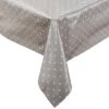 Wachstischdecke Punkte 110x140 Cm WATERPROOF In Grau
