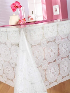 Outdoor-Tischdecke "Napperon" In Weiß