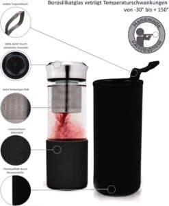 2er Set Creano "Teamaker" In Grün Und Schwarz, 400ml -Küchenbedarf Angebote creano 2er set creano teamaker in grun und schwarz 400ml 2