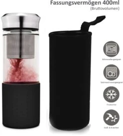 2er Set Creano "Teamaker" In Grün Und Schwarz, 400ml -Küchenbedarf Angebote creano 2er set creano teamaker in grun und schwarz 400ml 4