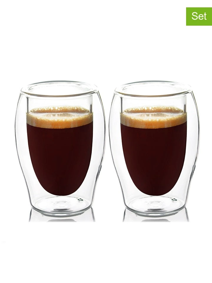 2er-Set: Kaffeegläser - 130 Ml