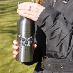 Isolierflasche Skull Mystic In Silber - 500 Ml -Küchenbedarf Angebote geda labels isolierflasche skull mystic in silber 500 ml 4