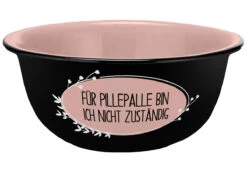 Müslischale Pillepalle Nicht Zuständig In Schwarz - 600 Ml