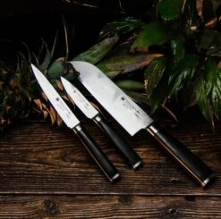 3-tlg. Damast Santukomesser-Set Von "Katahiro Kubota" -Küchenbedarf Angebote katahiro kubota 3 tlg damast santukomesser set von katahiro kubota 5