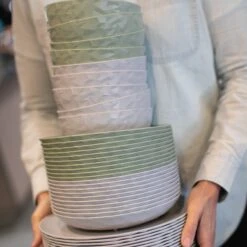 CLUB BOWL Set - Schale 700ml Set In Organic Grey -Küchenbedarf Angebote koziol organic club bowl set schale 700ml set in organic grey 5