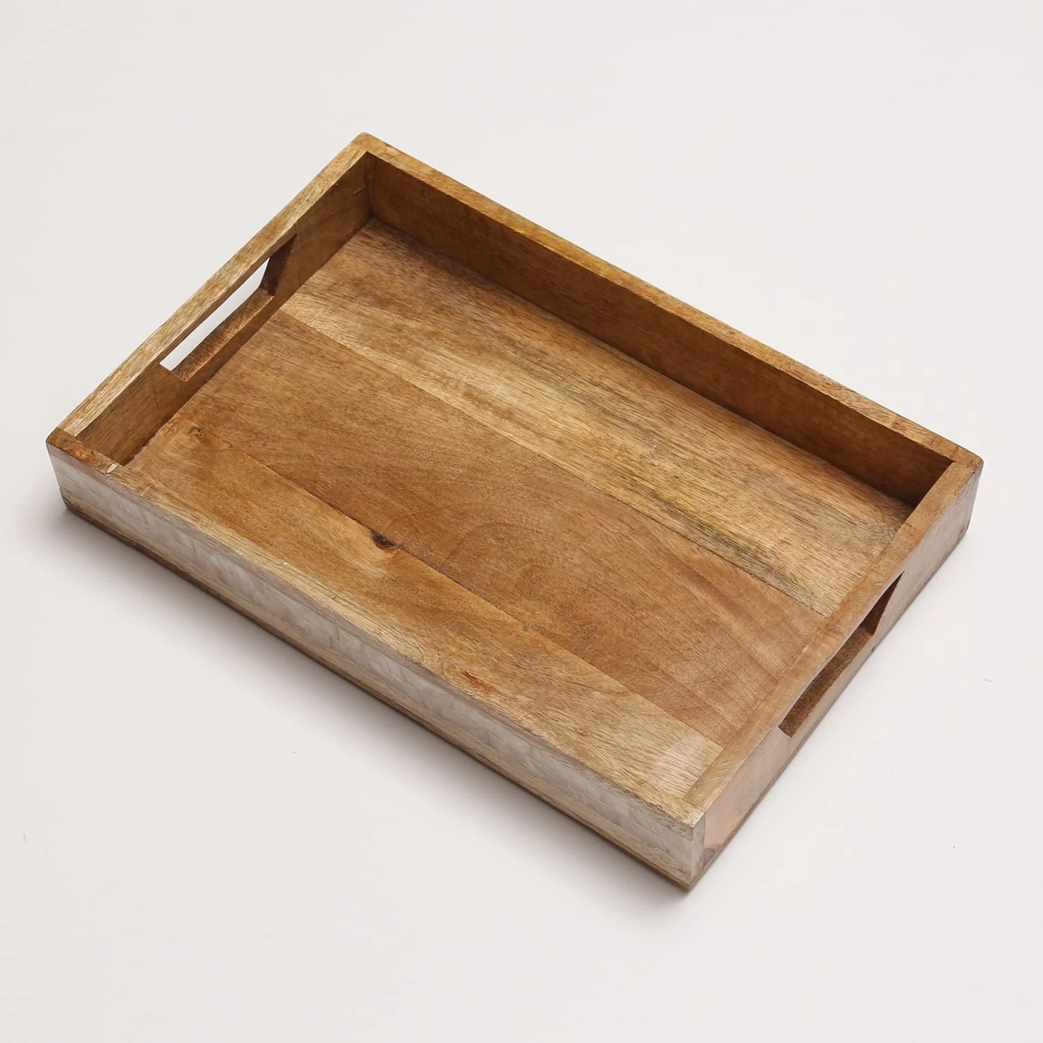 Tablett Aus Mangoholz In Braun - L: 37,5cm 3 Tablett Aus Mangoholz In Braun - L: 37,5cm – Bild 3