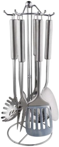 7tlg. Küchenhelfer Set In Silber