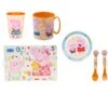 6-tlg.Set: Kindergeschirr Peppa Pig In Orange
