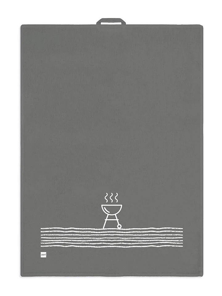 Geschirrtuch "Pure BBQ" In Anthrazit - (L)50 X (B)70 Cm 1 Geschirrtuch "Pure BBQ" In Anthrazit - (L)50 X (B)70 Cm