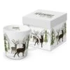 Jumbotasse "Adventure Deer" In Weiß/ Grün/ Braun - 350 Ml