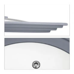 2x Topfdeckel In Grau - Ø22-26 Cm -Küchenbedarf Angebote relaxdays 2x topfdeckel in grau o22 26 cm 5