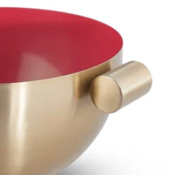 3 X Servierschüssel In Gold/ Rot -Küchenbedarf Angebote relaxdays 3 x servierschussel in gold rot 5