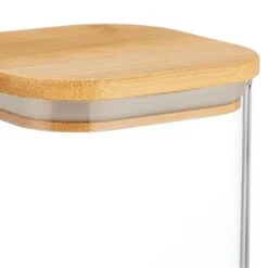 3 X Vorratsglas In Transparent/ Natur - 1500 Ml -Küchenbedarf Angebote relaxdays 3 x vorratsglas in transparent natur 1500 ml 5