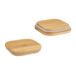 3 X Vorratsglas In Transparent/ Natur - 1500 Ml -Küchenbedarf Angebote relaxdays 3 x vorratsglas in transparent natur 1500 ml 6