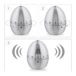 Eieruhr In Silber 12 Eieruhr In Silber -Küchenbedarf Angebote relaxdays eieruhr in silber 5