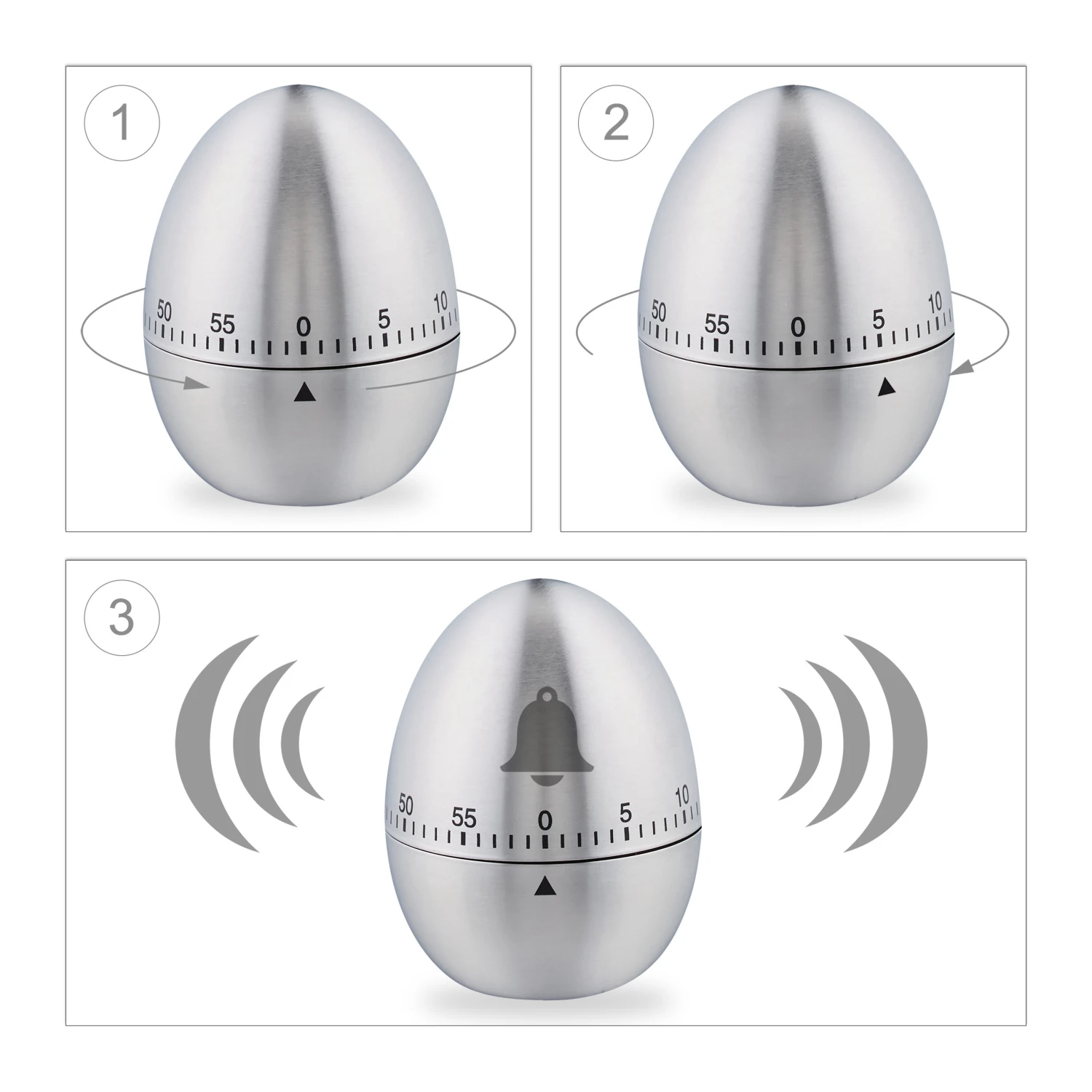 Eieruhr In Silber 6 Eieruhr In Silber – Bild 6