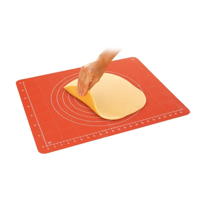 Teigmatte Mit Clips DELÍCIA SilconPRIME In Orange 1 Teigmatte Mit Clips DELÍCIA SilconPRIME In Orange