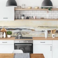 Küchenrückwand - Fröhlicher Horizont I In Creme-Beige 11 Küchenrückwand - Fröhlicher Horizont I In Creme-Beige -Küchenbedarf Angebote wallart kuchenruckwand frohlicher horizont i in creme beige 3