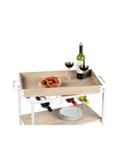 Wenko Küchenwagen Rustico Sonoma /Weiß In Braun 26 Wenko Küchenwagen Rustico Sonoma /Weiß In Braun -Küchenbedarf Angebote wenko kuchenwagen rustico sonoma weiss in braun 6